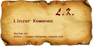 Linzer Kemenes névjegykártya